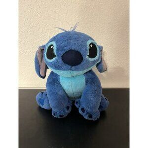 Disney Store Lilo & Stitch Stitch Plush Blue Sitting Stuffed Soft Toy 12”